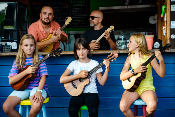 ukulele na wake park Szczecin
