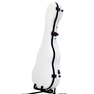 Crossrock CRF2030TU – biały futerał na ukulele tenorowe (fiberglass) – widok z przodu 02