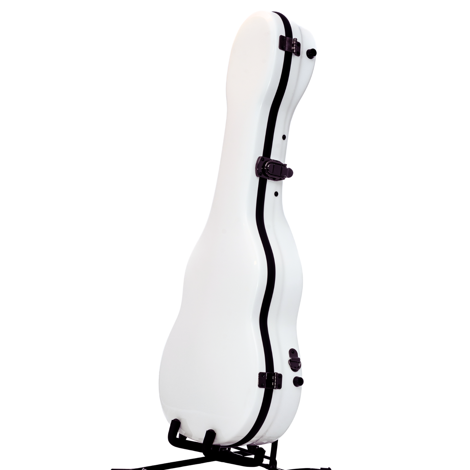 Crossrock CRF2030TU – biały futerał na ukulele tenorowe (fiberglass) – widok z przodu 02