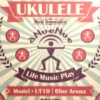 aNueNue UT-10 BA błękitne ukulele tenorowe etykieta